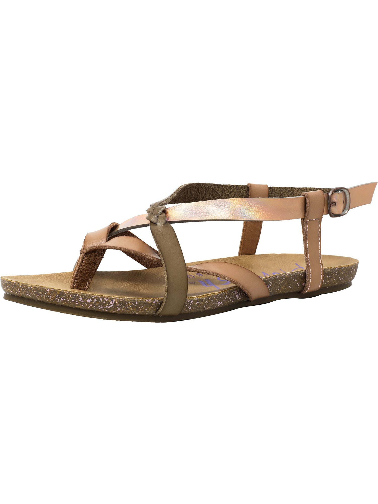 blowfish granola sandals rose gold