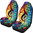 thumbnail image 5 of Pzuqiu Automotive Vehicle Cushion Breathable Interior Decor Car Seat Covers Full Set Polyester Full Surround Easy to Install, Fit for Truck Cars Trucks, 5 of 10