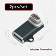 thumbnail image 5 of CY 2pcs/lot Connector Smart Watch Charging Adapter USB Type-C to 3-Pin Compatible with COROS Pace Pro, 5 of 9