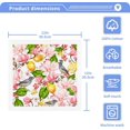 thumbnail image 3 of GZHJMY Lemon Blossom Wash Cloths 6 Pack - 12 x 12 Inch Super Super Soft Washcloths for Your Face and Body - 100% Cotton Absorbent Baby Face Towel, 3 of 7
