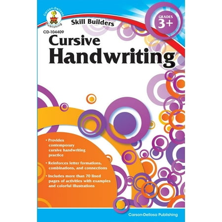 Teach Cursive Handwriting - Skill Builders (Carson-Dellosa): Cursive Handwriting, Grades 3+ (Paperback)