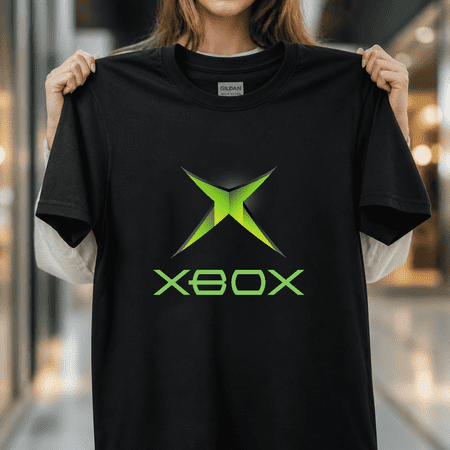 Original Xbox Green Black Vintage Microsoft Video Game Console Unisex T-Shirt S- 5XL