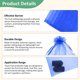 thumbnail image 4 of Uxcell 200 Pack Fruit Protection Bags - 6x8 Inch Fruit Netting Bags with Drawstring Apply to Plants(Dark Blue), 4 of 7