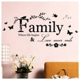 thumbnail image 2 of 2X Removable Wall Decal Art Sticker Mural Room Decor Family Words, 2 of 8