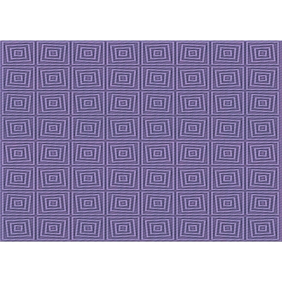 Ahgly Company Indoor Rectangle Patterned Purple Mimosa Purple Area Rugs, 4' x 6'