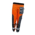 thumbnail image 4 of oshhni Chaps 9 Layer Chaps Apron Wrap Technical Apron Wrap Logging Worker Adjustable Belt Orange Chain Saw Pants L, 4 of 9