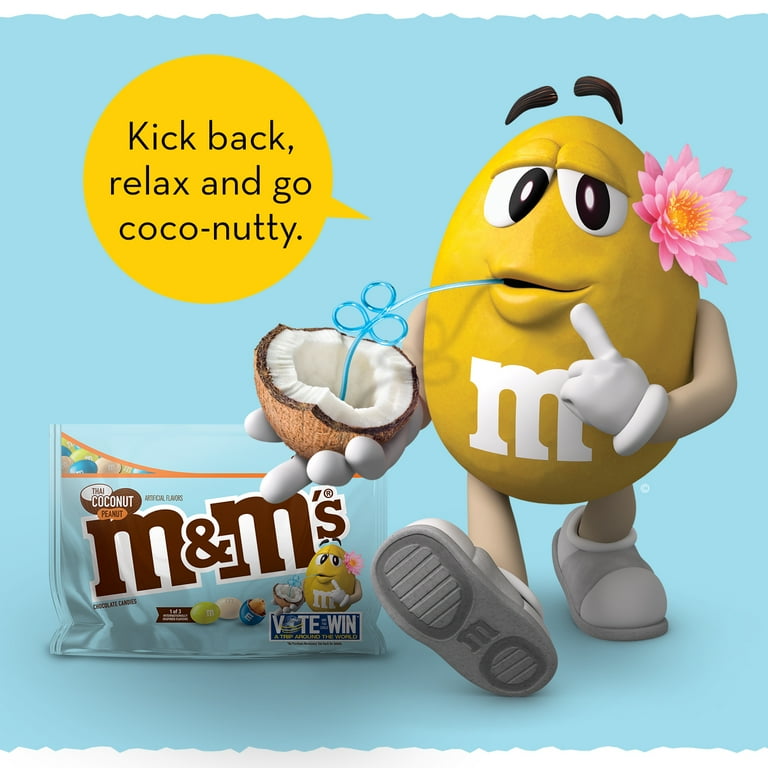 M M S Thai Coconut Peanut Chocolate Candy Flavor Vote 9.6 Ounce