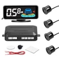 thumbnail image 1 of Abody Car Parking Sensor Rear Reversing Radars System with 4 Parking Sensors Distance Detection LCD Distance Display Sound Warning Buzzer, 1 of 7