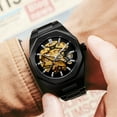 thumbnail image 3 of Reloj mecánico automático para hombre, estilo europeo y americano, informal, de moda mecánica hueca, 3 of 5