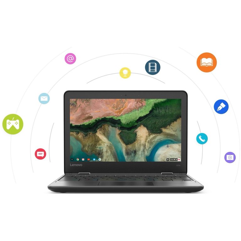 Restored Lenovo 300e Chromebook (2nd Gen) AST 82CE - Flip