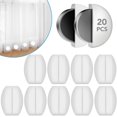 thumbnail image 1 of Cortinas de ducha YixangDD de silicona, 20 unidades (10 pares), 1 of 6