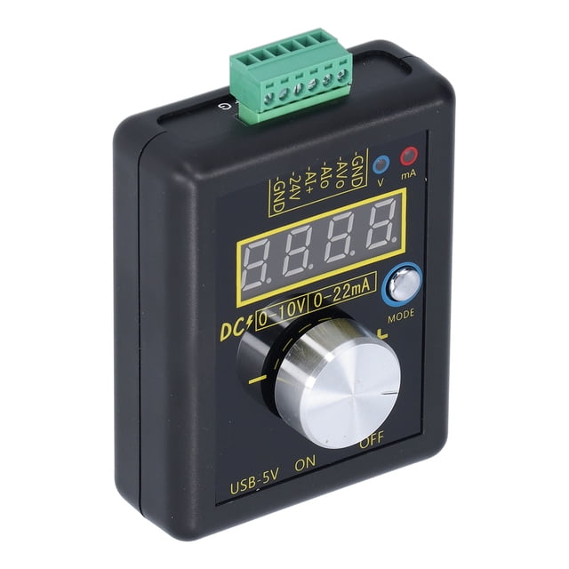 Generador de señales de voltaje y corriente SG‑002 Generador de señales de voltaje y corriente analógico de alta precisión 12 V/0‑24 mA