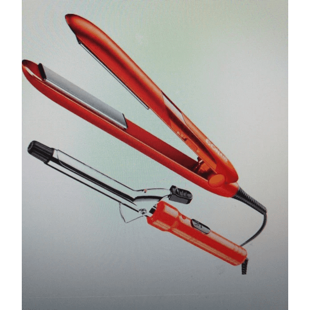 Combo Alaciadora Tenaza Rizadora Enchinador Conair Moderno