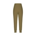thumbnail image 6 of Itsame Womens Loose Long Pants Pocket High Waisted Wide Leg Sweatpants Khaki Size XL, 6 of 7