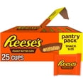 thumbnail image 1 of Reese's Tazas De Mantequilla De Man&iacute; De Chocolate Con Leche, Caramelos De Tama&ntilde;o De Aperitivo, Sin Gluten, Envueltos Individualmente, Paquete De Despensa, Paquete De Despensa De, 1 of 6