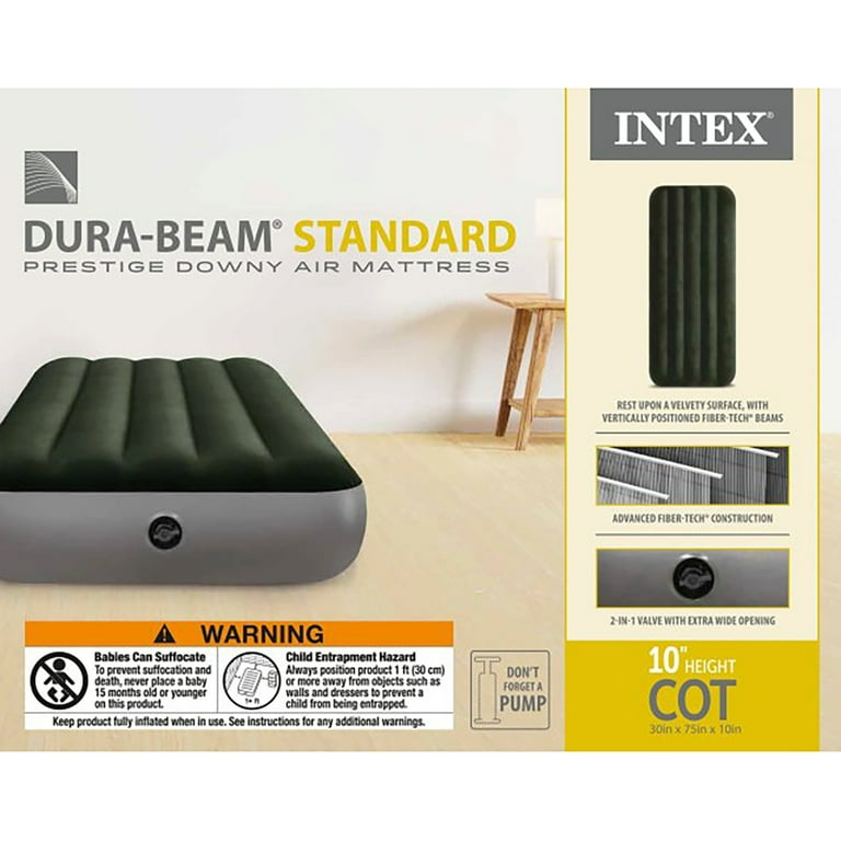 Intex Long Term Use Camping Inflatable Dura-Beam Expedition Airbed
