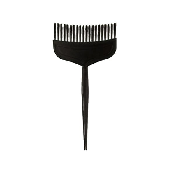 Cepillo de peluquería negro para teñir, suave, para mechas y permanentes en peluquería