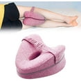 thumbnail image 1 of Orthopedic Memory Foam Pillow For Side Sleepers - For Knees And Back - Red--, 1 of 5