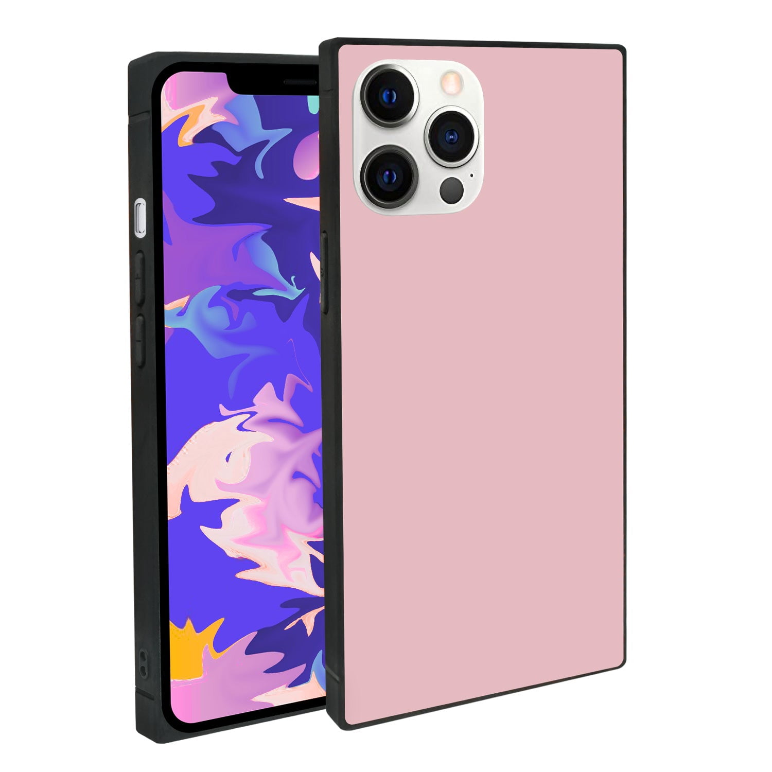 Iphone 11 Pro Max Square Case Tempered Glass Back Walmart Com