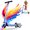 YD531-Blue, variant on LIEAGLE Electric Scooter for Kids, 100W Adjustable Kick Scooter with Flashing Rainbow LED Lights, Up to 8mph&8 Miles