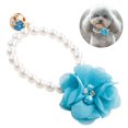 thumbnail image 1 of Collier pour Chien Mode Fausse Fleur Décor Perle Collier pour Animaux Collier pour Chien, 1 of 6