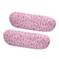 thumbnail image 2 of Yuyamidu Leopard Print Car Front Seat Armrest Cover Pink Automobile Armrest Protector Reusable Armrest Cover for SUV Truck Van Stylish Auto Interior Accessories, 2 of 7