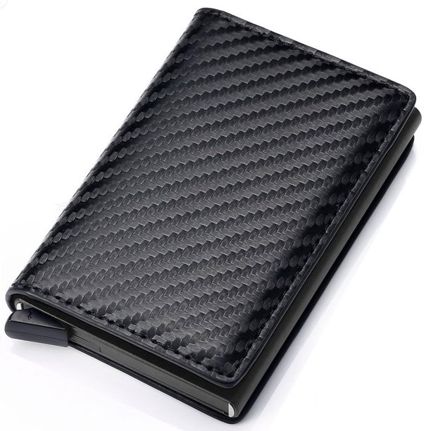 Cartera De Hombre Shendy Vendy Con Tarjetero De Aluminio Protección Rfid