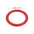 thumbnail image 2 of Unique Bargains 4cm Plastic Carnival Ringtoss Rings Hoop Party Favor Game, Red 24 Pack, 2 of 5