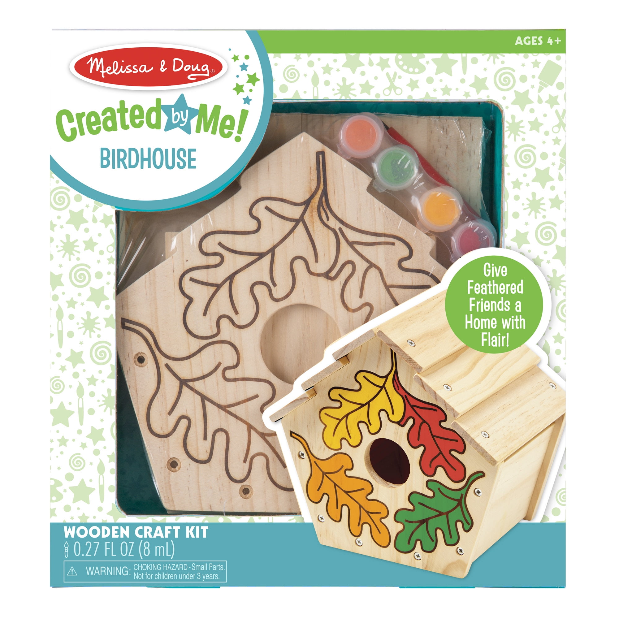 Melissa & Doug Decorate-Your-Own Wooden Pirate Chest Craft Kit