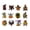 CT340, variant on Halloween Fridges Magnets Refrigerator Stickers, Festival Door Cling for Window Fridges Refrigerator Cover