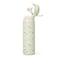 thumbnail image 3 of Ello Flip & Fill 22 oz Stainless Steel Water Bottle, Green Floral, 3 of 9
