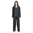 thumbnail image 1 of Casual Nights Women's Long Sleeve Rayon Button Down Pajama Set, 1 of 5