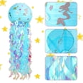 thumbnail image 3 of Kit de linternas de papel de medusas colgantes de sirena para decoraciones de cumpleaños de niñas, habitación de bebé, fiesta, 3 of 5