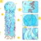thumbnail image 3 of Kit de linternas de papel de medusas colgantes de sirena para decoraciones de cumpleaños de niñas, habitación de bebé, fiesta, 3 of 5