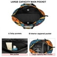 thumbnail image 3 of Pioneer Flower Floral Print Pattern Travel Tote Bags for Women Carry On,Large Weekender Bags for Women Travel,Multi Functional Duffle Bag for Work,Shopping,Sports, 3 of 5