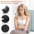 thumbnail image 2 of Eurhowing Ergonomic Memory Foam Wedge Pillow for Adults, Back Neck Shoulder Pain Relief, Adjustable Headboard Support for Sleeping, Reading, Reclining Bed Pillow, Gray, 2 of 9