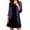 Blue, variant on LEKWK Sequin Cardigan Jacket Women Open Front Sparkly 3/4 Sleeve Coat Elegant Evening Party Wedding Guest Dressy Fall Outerwear Black XXL