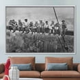 thumbnail image 6 of New York Artwork, Modern Canvas Art, Lunch atop a Skyscraper Canvas Art, Lunch atop a Skyscraper, Popular Printed, 11 Men Art, Canvas Wall Decor - Black Framed, 6 of 9