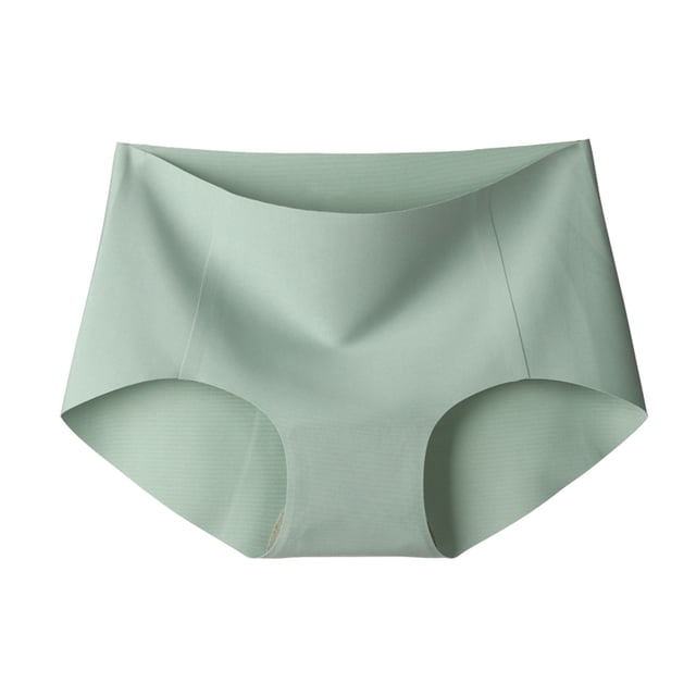 Plebaso High Waisted Seamless Underwear for Women Full Coverage Ladies Briefs Soft Lightweight Panties