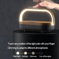 thumbnail image 2 of Lámparas de carga inalámbrica - Lámpara de mesita de noche con altavoz Bluetooth de 3 niveles, 2 of 8