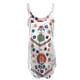 thumbnail image 4 of ICHUANYI Clearance Women's Fashion O-Neck Sexy Sleeveless Cute Cartoon Print Hem Loose Beach Dress(White, L) Ichuanyi Ichuanyi, 4 of 6