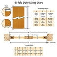 thumbnail image 2 of Kimberly Bay Plantation Louver-Louver Solid Core White Wood Bi-fold Door, 2 of 10
