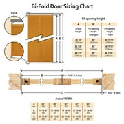 Kimberly Bay Plantation Louver-Louver Solid Core White Wood Bi-fold Door