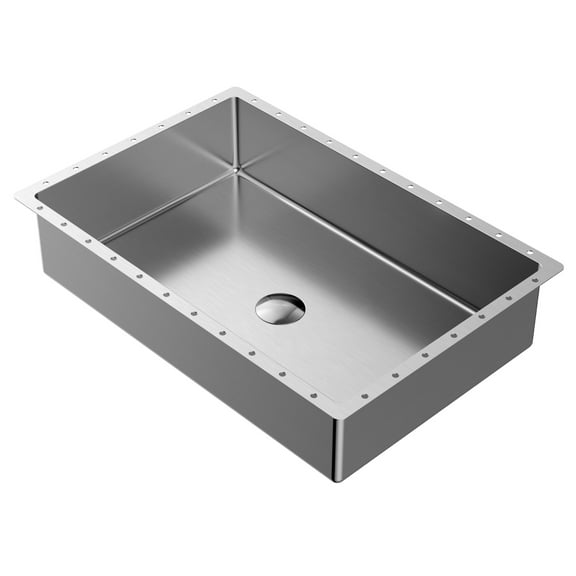 Karran Usa Ccu300 Cinox 21-5/8" Rectangular Stainless Steel Undermount Bathroom Sink -