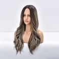thumbnail image 4 of Zenghuiiii Black White Wigs With Bangs Short Curly Wavy Bob Wigs Synthetic Lace Front Wigs Short Hair for Women, 4 of 9