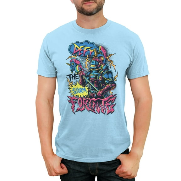 Men's Fortnite Bash Defy the Storm  Graphic T-Shirt