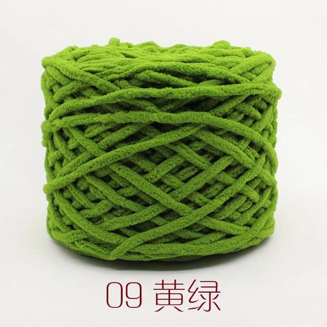 Nvzi Hilo de algodón para ganchillo, hilo fino para tejer a ganchillo, hilo de poliéster suave y duradero para tejer a mano y proyectos de manualidades, hilo verde, 2 rollos.