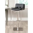 thumbnail image 1 of Safavieh Newman Bicast Leather Bar Stool, 39.37", 1 of 4