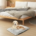 thumbnail image 6 of Dog Crate Pad 10.63"×9.06"×2.36" - Non-Slip Warm Bed Mat (Gray/L), 6 of 6