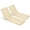 Beige, variant on Aoodor Outdoor Lounger Cushion 72''L x 21''W x 3"H Chair Seat Cushion - Set of 2